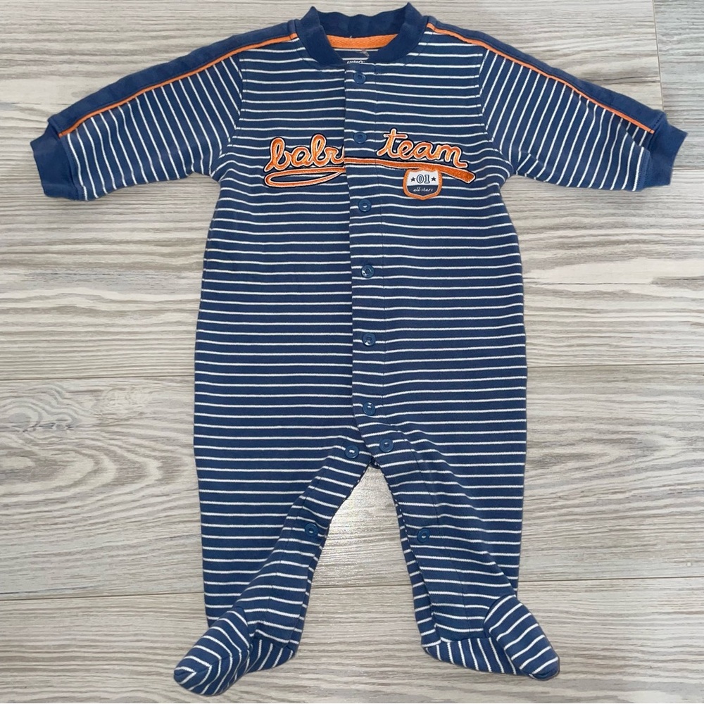 Carter’s Baby Boys “Baby Team” Sleep & Play 3 Months